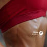 Jamie post workout abs check