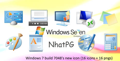 Windows 7 7048's new icon