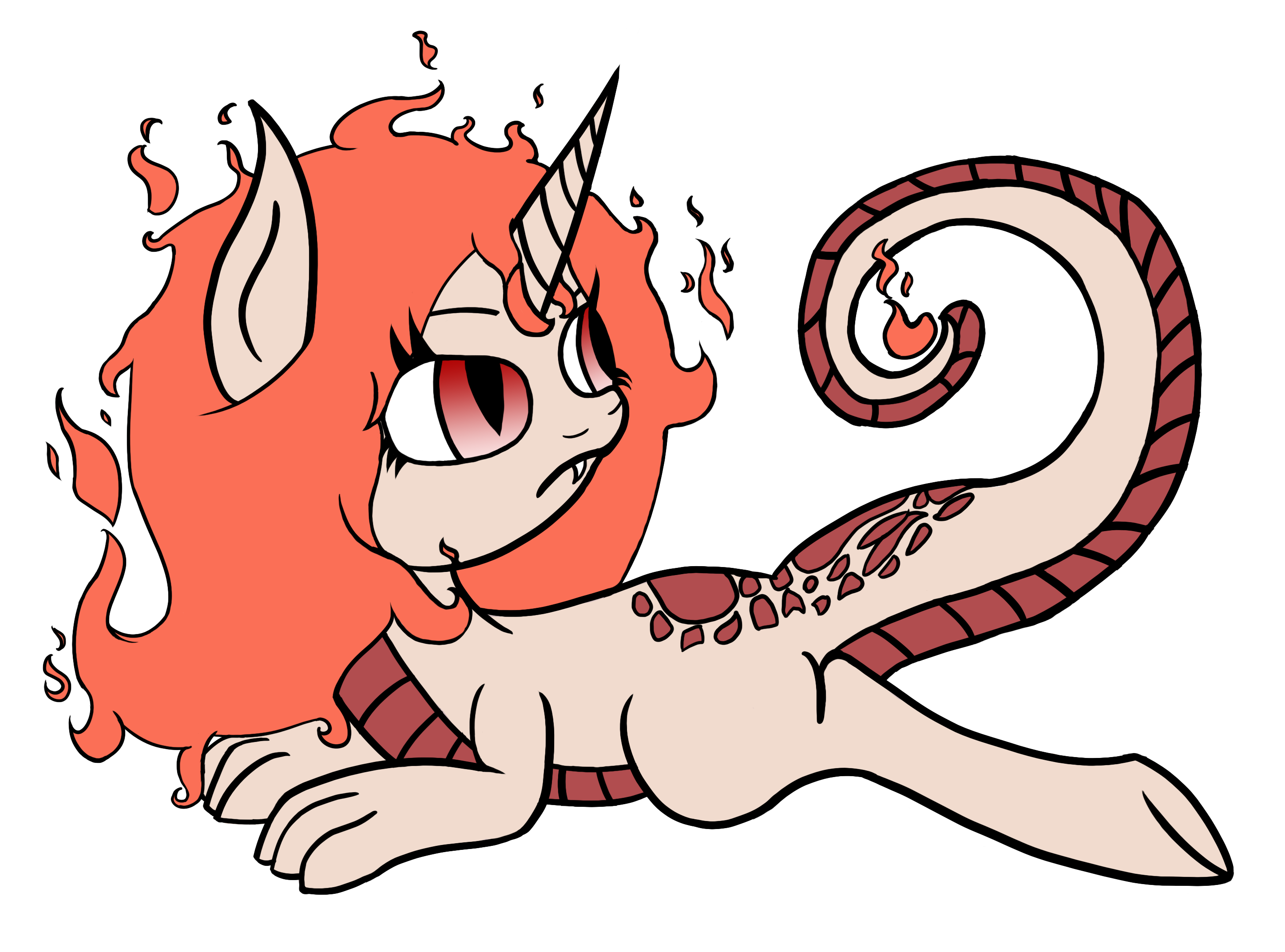 Solar Flare Flat Colours by SnowDreamDraws on DeviantArt
