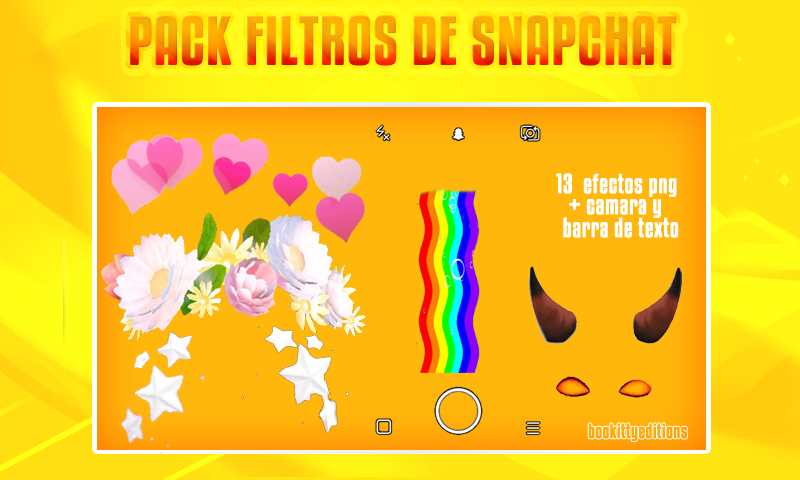 Pack Filtros De Snapchat//Png