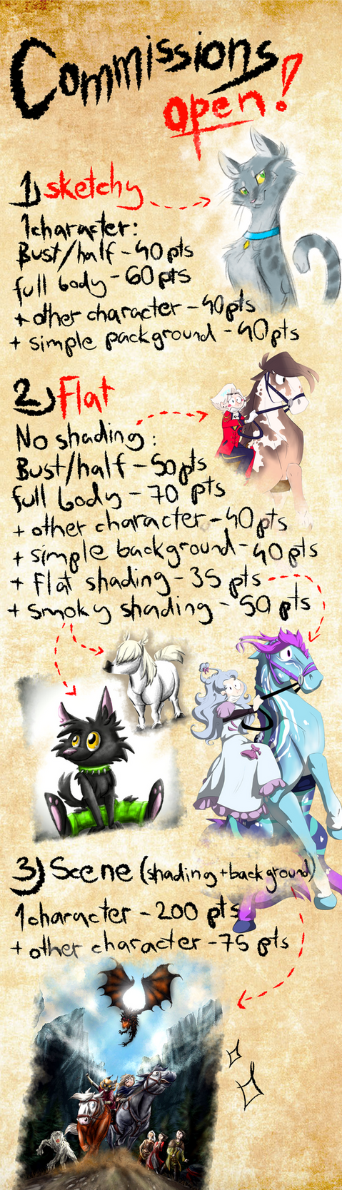 Commissions CLOSED by PentaGaleArts on DeviantArt