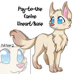 Pay-To-Use {Points} Canine Lineart/Base