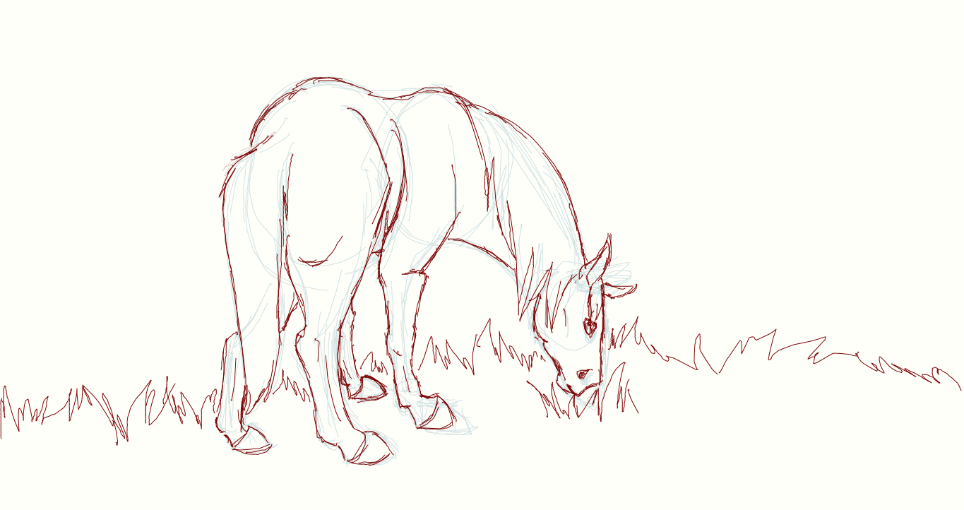 Horse doodle by AniuProserpina on DeviantArt