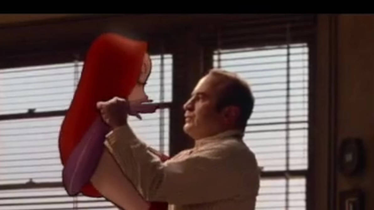 Jessica Rabbit's Kiss by anongreay on DeviantArt