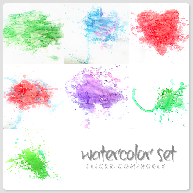 Watercolor set.