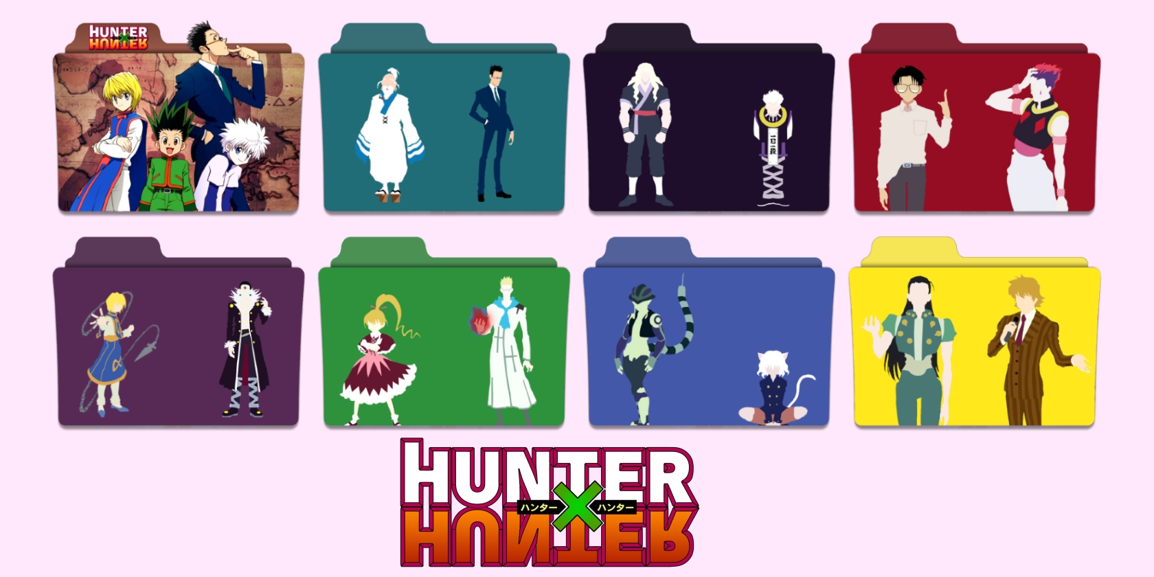 Hunter x Hunter Season Folder Icons by theiconiclady on DeviantArt