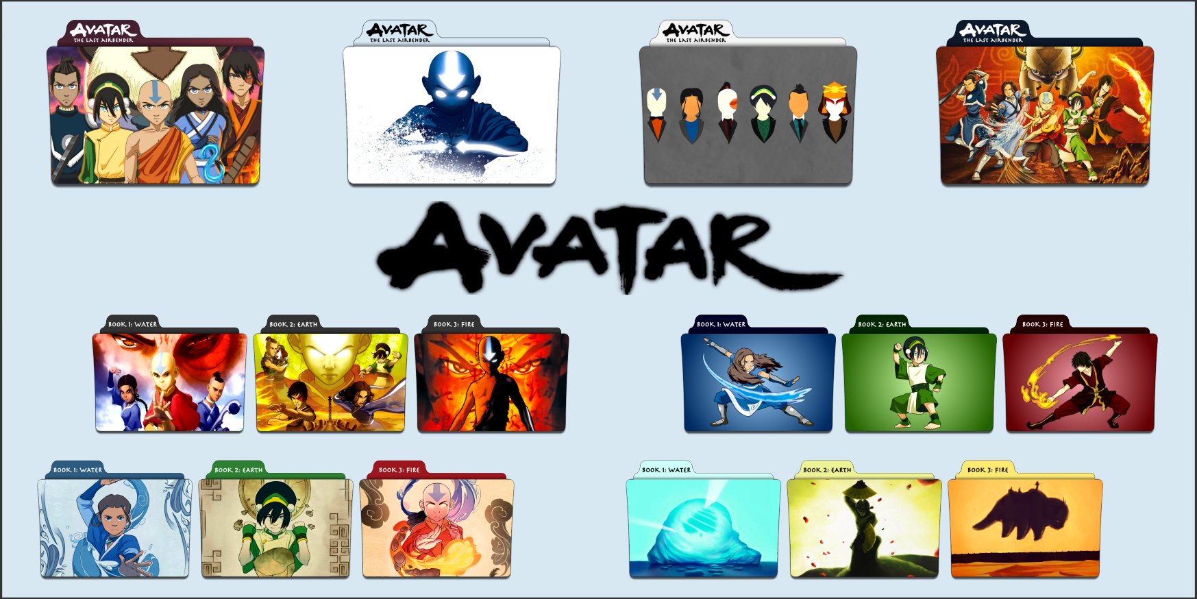 Avatar: The Last Airbender (TV Series) Folder Icon by AckermanOP ...