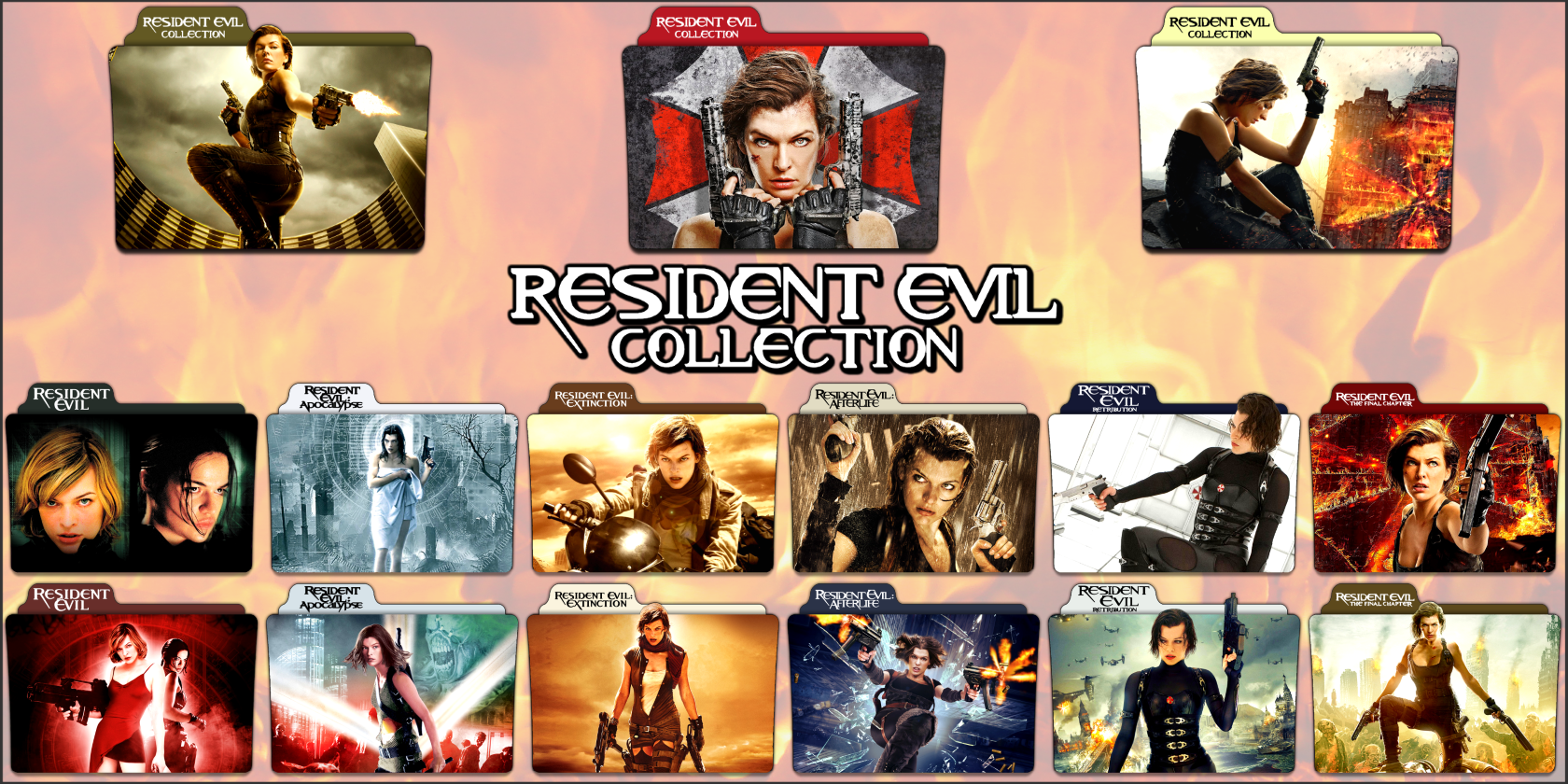 Resident Evil Final Chapter v7b movie folder icon by zenoasis on DeviantArt