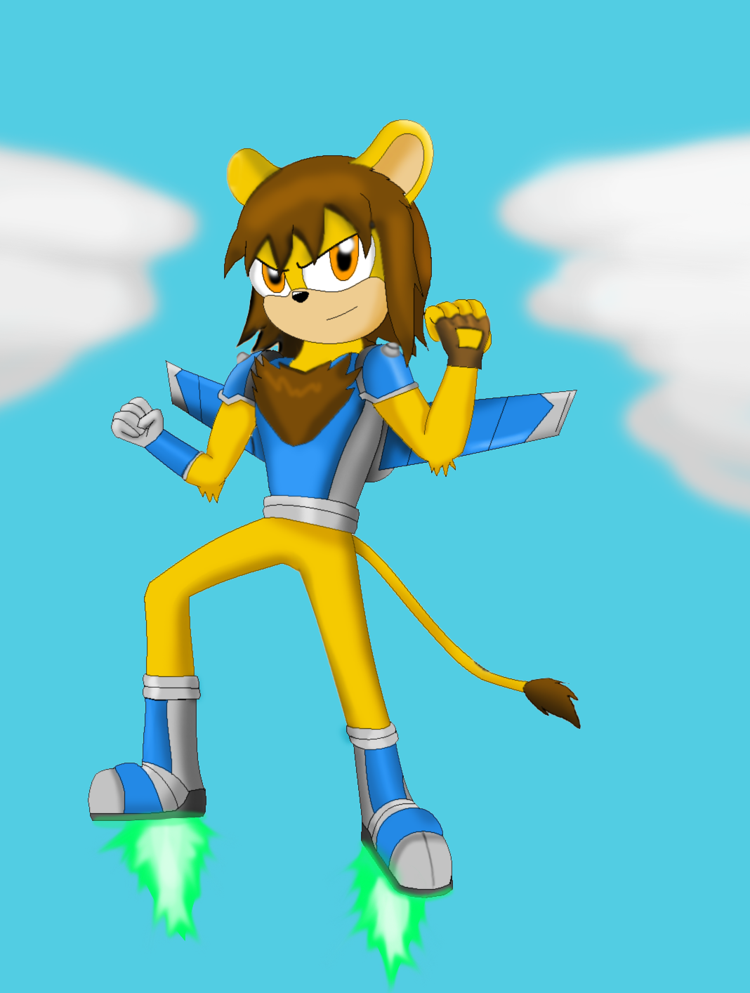 Flying Cyo by CyotheLion on DeviantArt