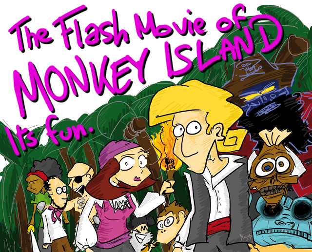 Monkey Island Flash Movie