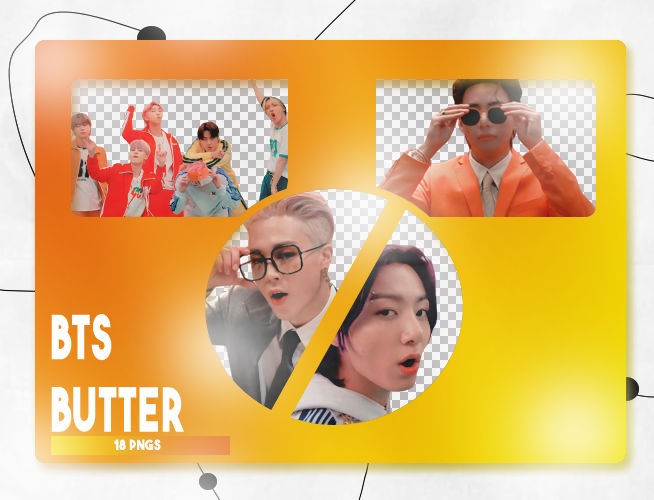 BTS for Butter| PNG Pack by jinisxart on DeviantArt