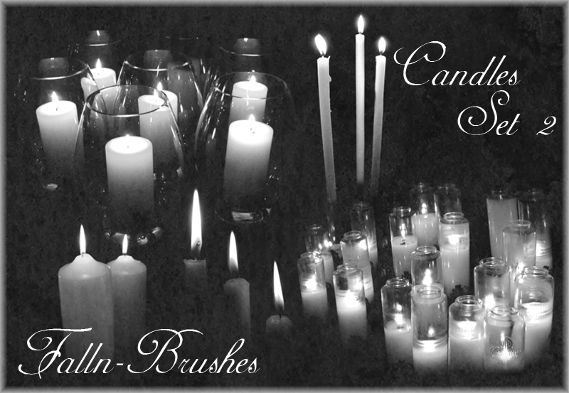 Candles Brushes Set 2