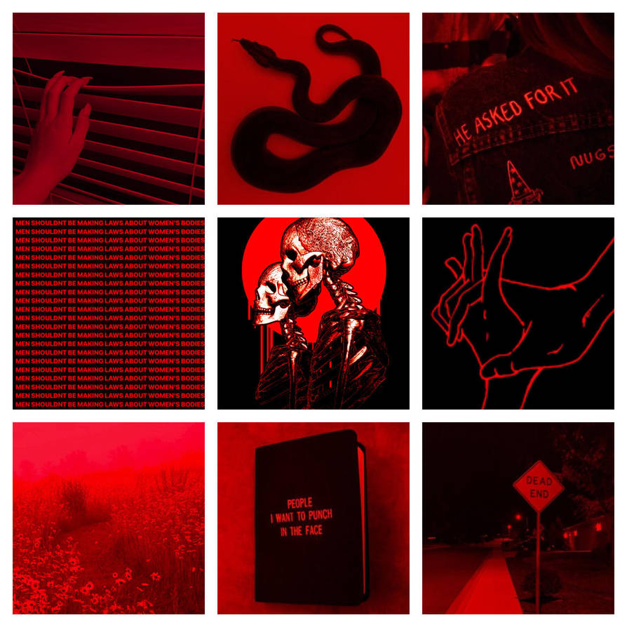 Dark red moodboard aesthetic! by randomaesthetics on DeviantArt