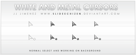 White and Metal Cursors