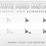 White and Metal Cursors