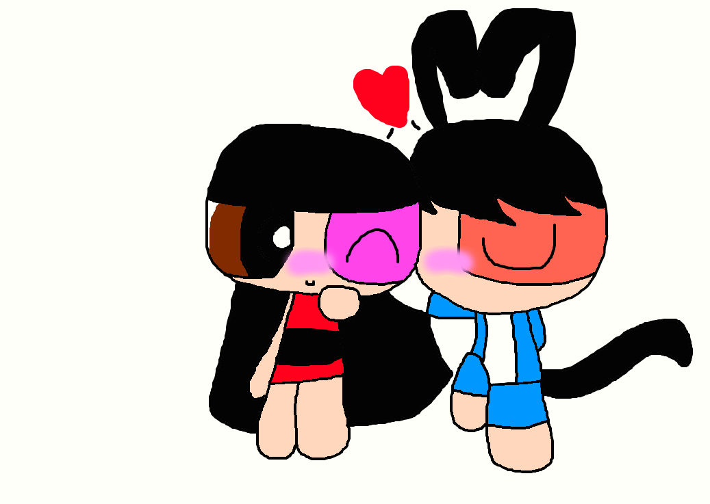 SHIP Drawing of Katie and Goofball {GIFT} by LaceyPowerPuffGirl on ...