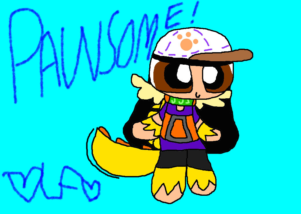 PAWSOME Drawing of my Puffsona by LaceyPowerPuffGirl on DeviantArt
