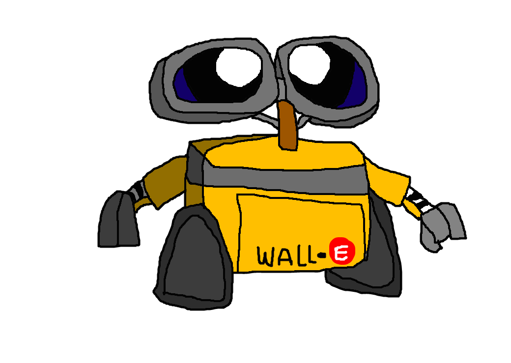 Cute Pixar Drawing of Wall-E by LaceyPowerPuffGirl on DeviantArt