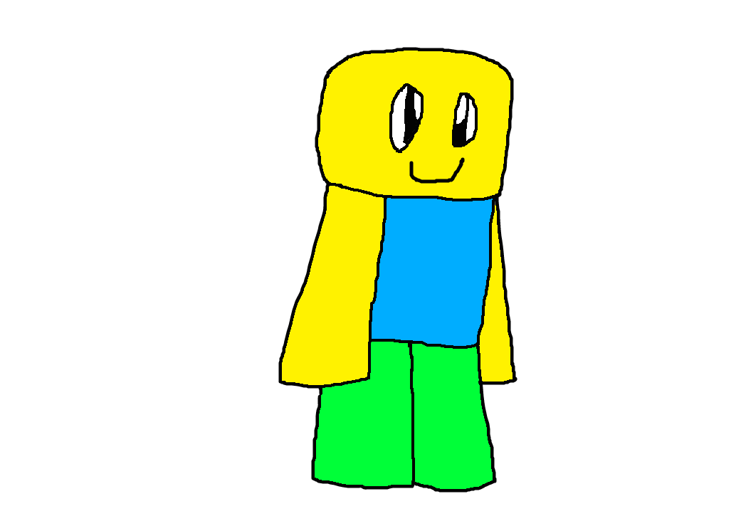 I draw noob as human from roblox#roblox by Susie_block2 on Sketchers United