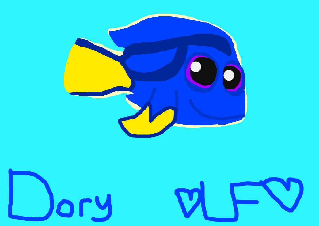 Disney Drawing of Dory (Animal Jam Style) by LaceyPowerPuffGirl on ...
