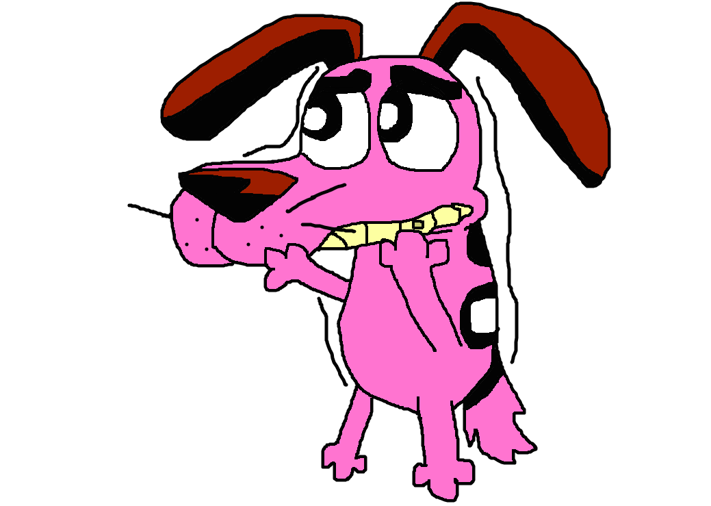 Cartoon Network Drawing of Courage the Dog by LaceyPowerPuffGirl on  DeviantArt