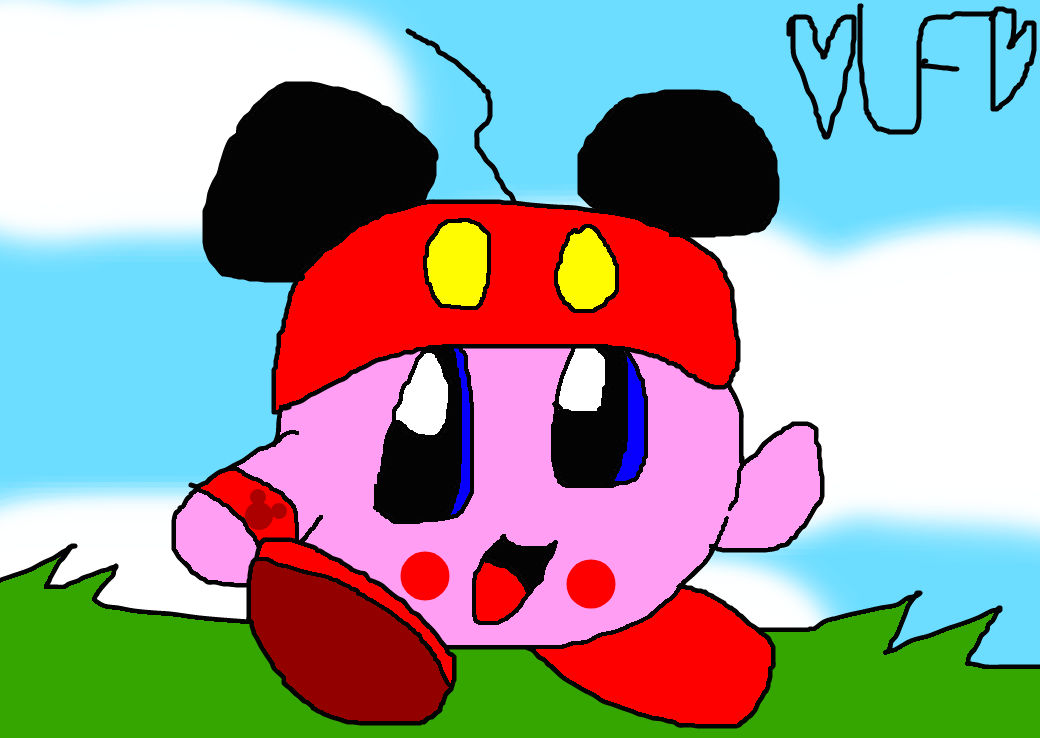 Very Cute Drawing of Kirby by LaceyPowerPuffGirl on DeviantArt