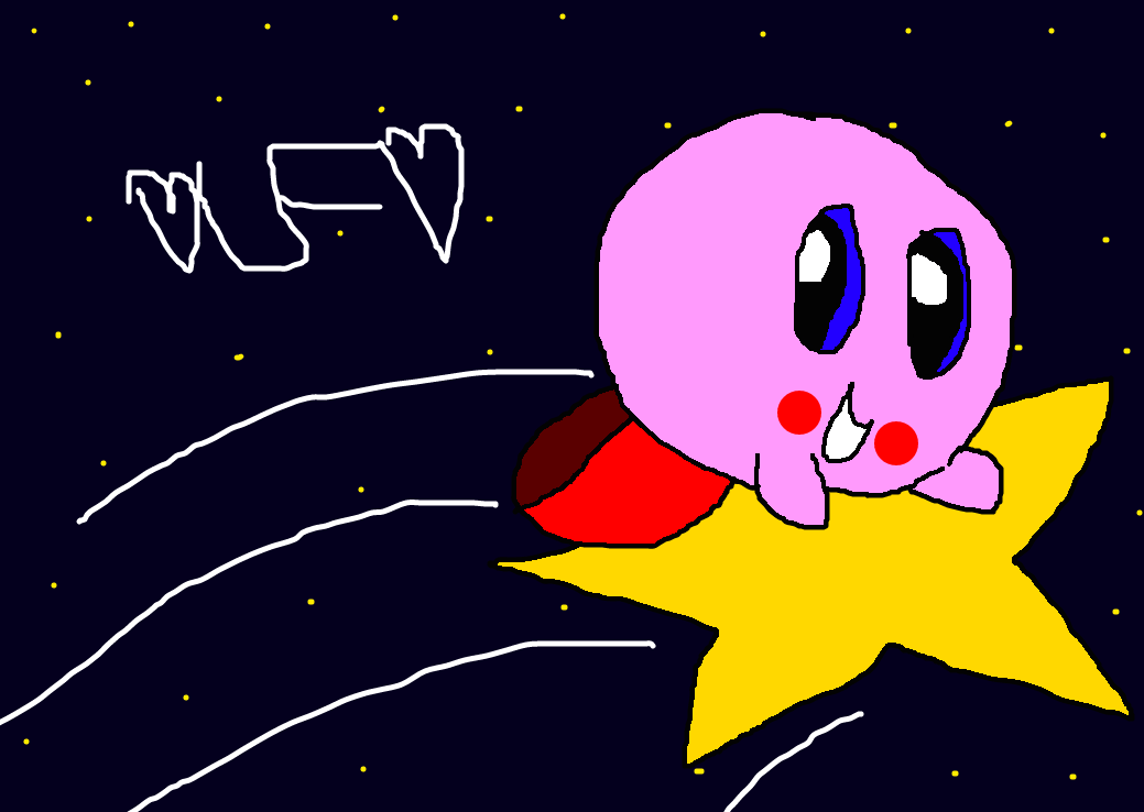 Very Cute Drawing of Kirby by LaceyPowerPuffGirl on DeviantArt