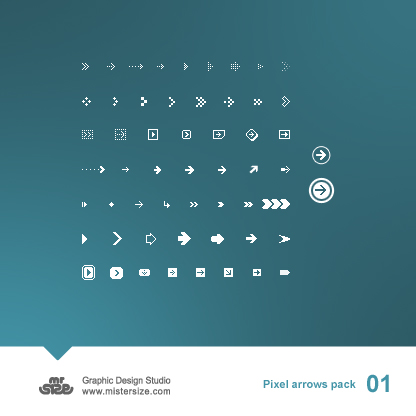 Pixel Arrows Pack 01