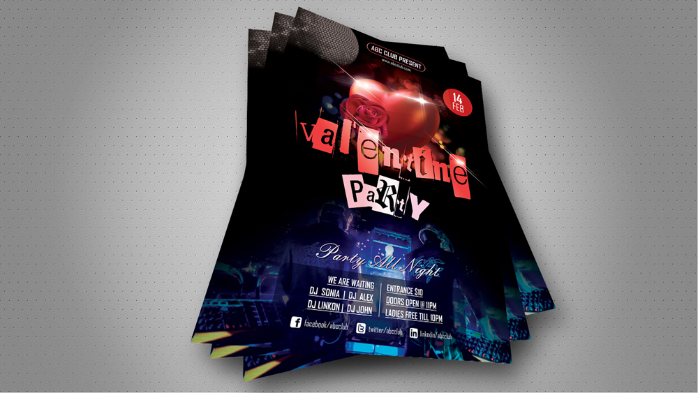 Valentines-day-night-party-flyer