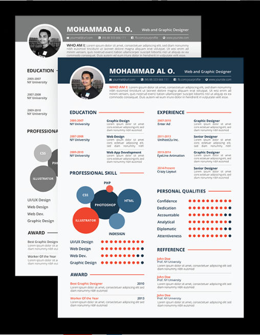 FREE Resume Templat by linkonbd on DeviantArt