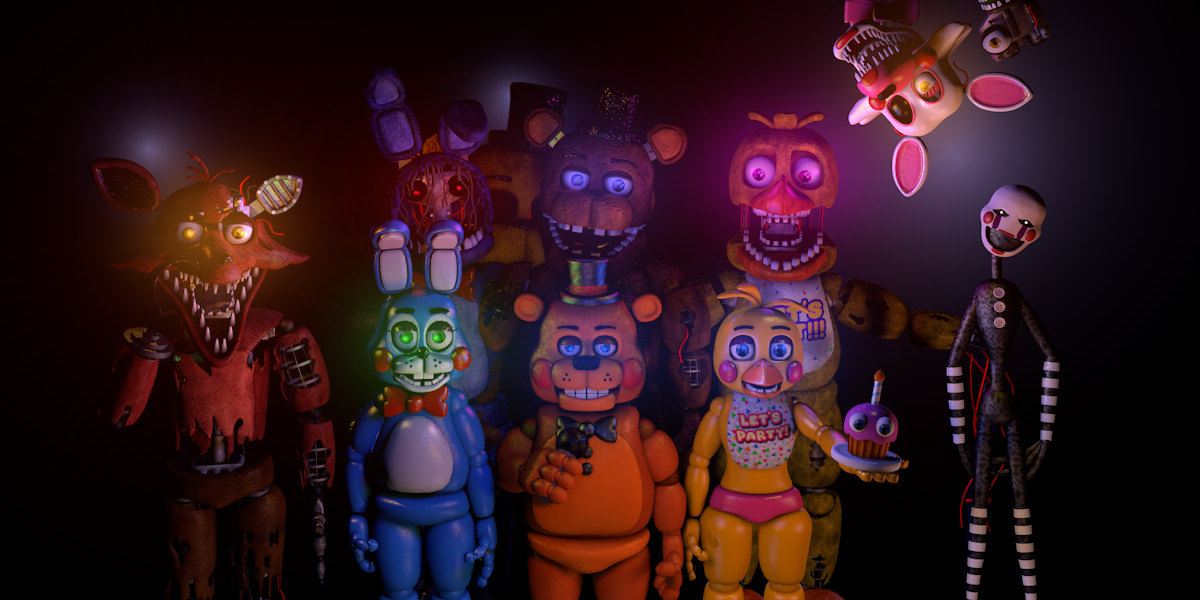 C4D Five nights at Freddys 2 Thanks Scott by Trestroll32 on DeviantArt