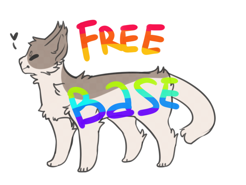 free cat base by foxgay on DeviantArt