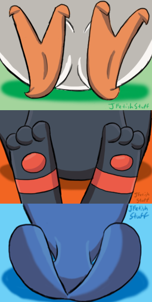 Alola Starter Feet