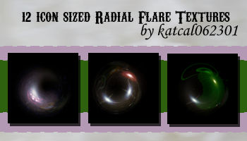 12 Radial Flare Textures