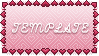 Stamp template - hearts border