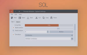 Sol - KDE Theme