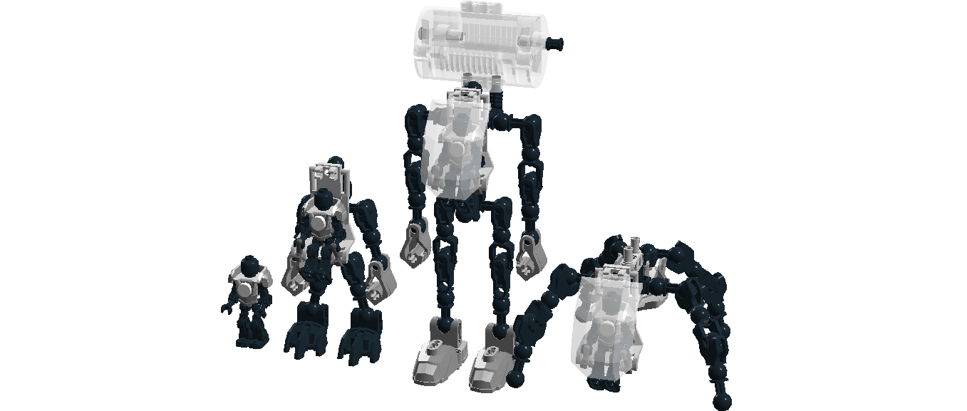 LDD Hero Factory Template/Blank Mech Set