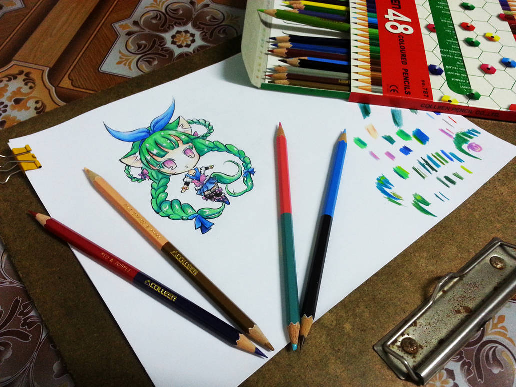 How To Use Color Pencil To Look Like Cg By Linnil On Deviantart