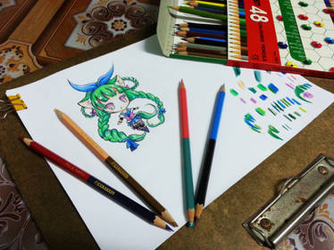 How to use COLOR PENCIL to look like CG