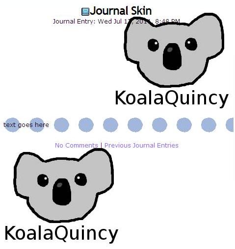 KoalaQuincy Journal Skin