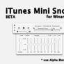 iTunes Mini Snow Beta