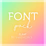 #1 Font Pack