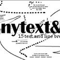 'TinyText + Lines' Brushes