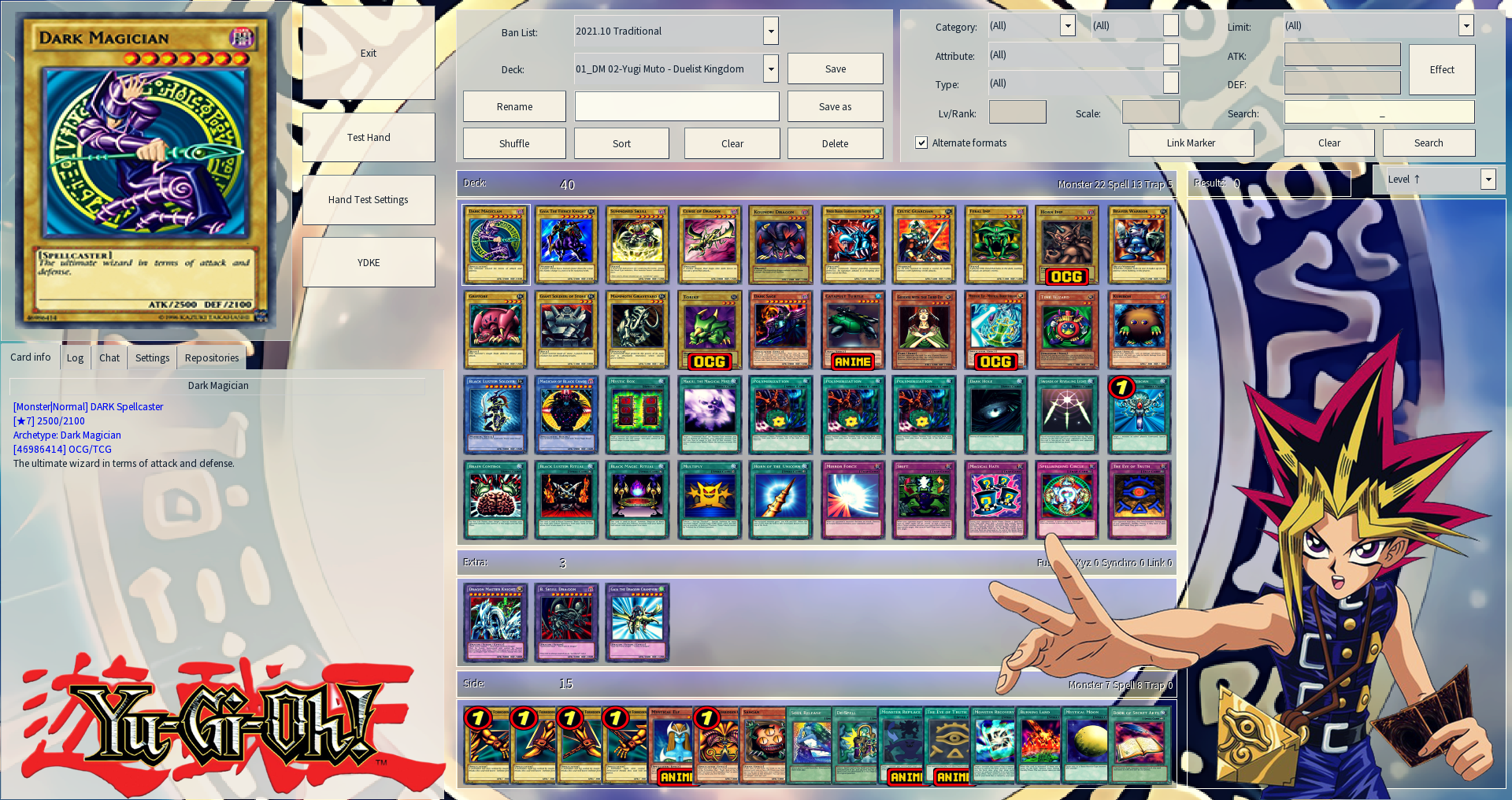 deck de yu-gi-oh Yu-Gi-Oh! Yugi Starter Deck (2002) Complete Set