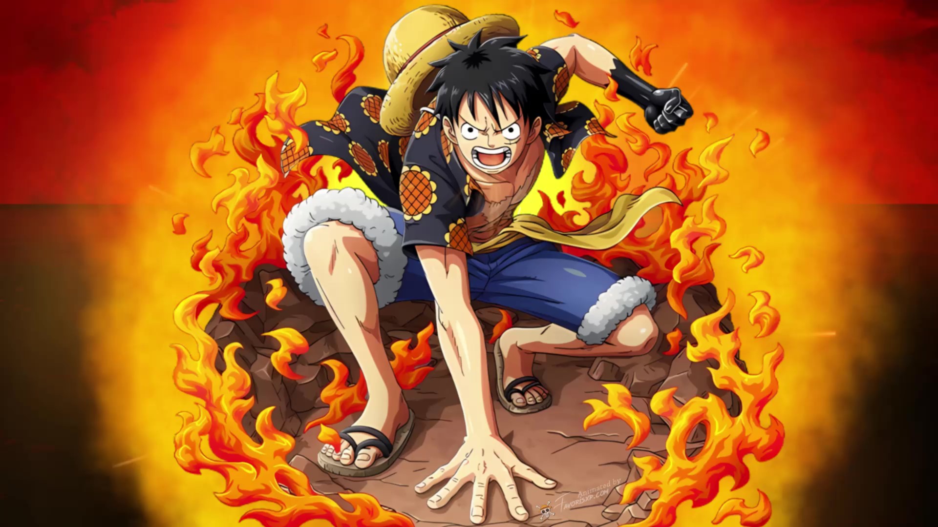 Monkey D. Luffy Windows 11/10 Theme - themepack.me