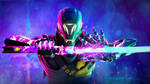 Ghostrunner Neon animated wallpaper by Favorisxp