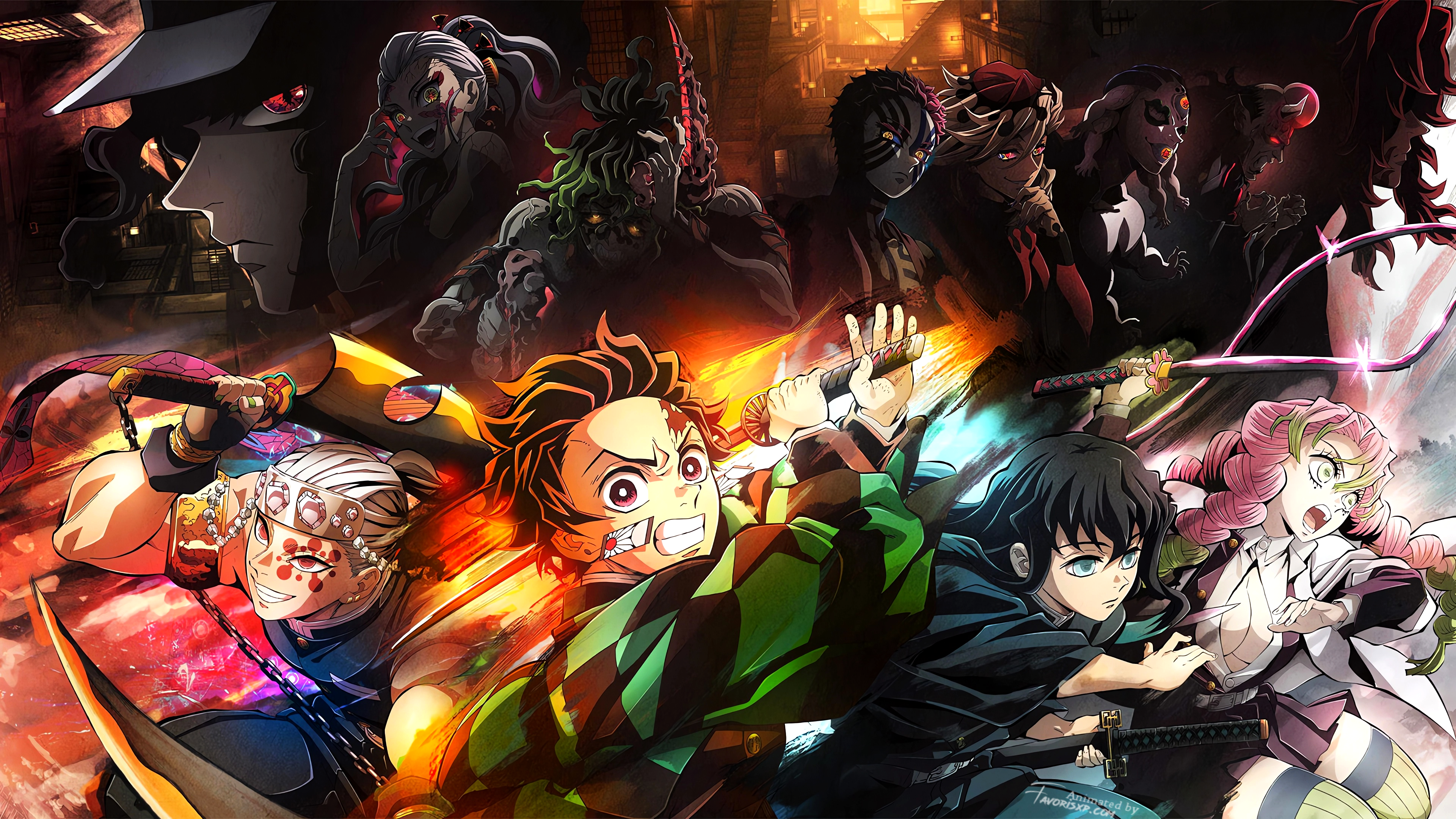 Demon slayer: kimetsu no yaiba posters 4K wallpaper download