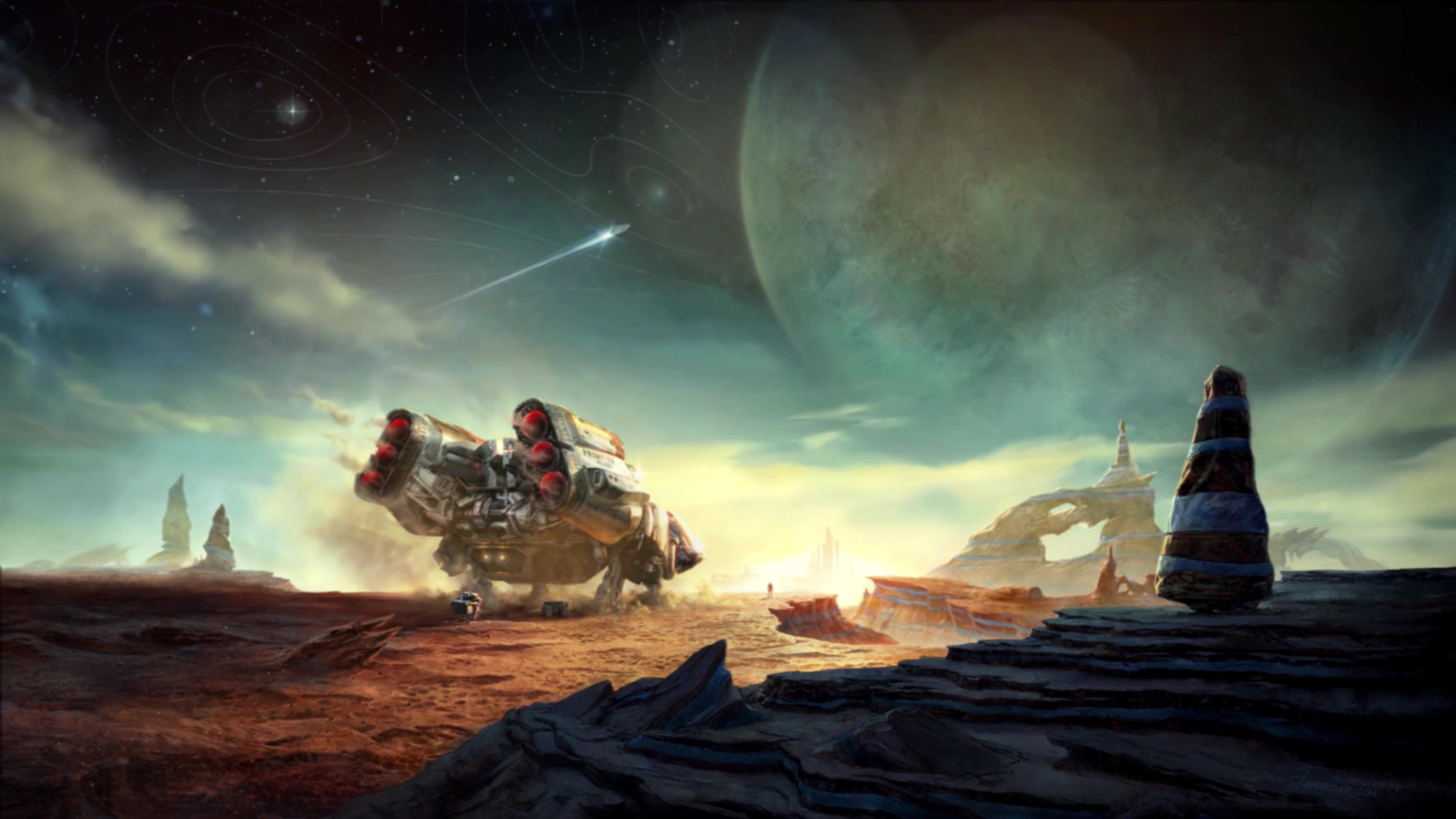 Starfield First Steps Animated Wallpaper by Favorisxp on DeviantArt