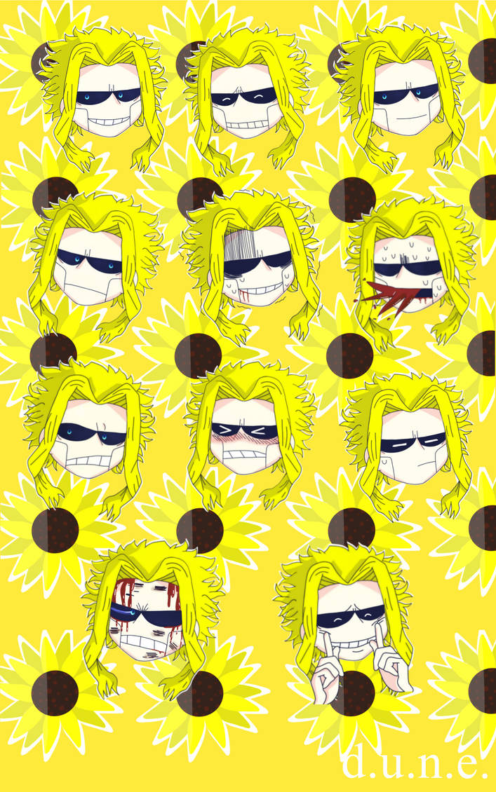 All Might Wallpaper By Lofi Galactic Fruit On Deviantart