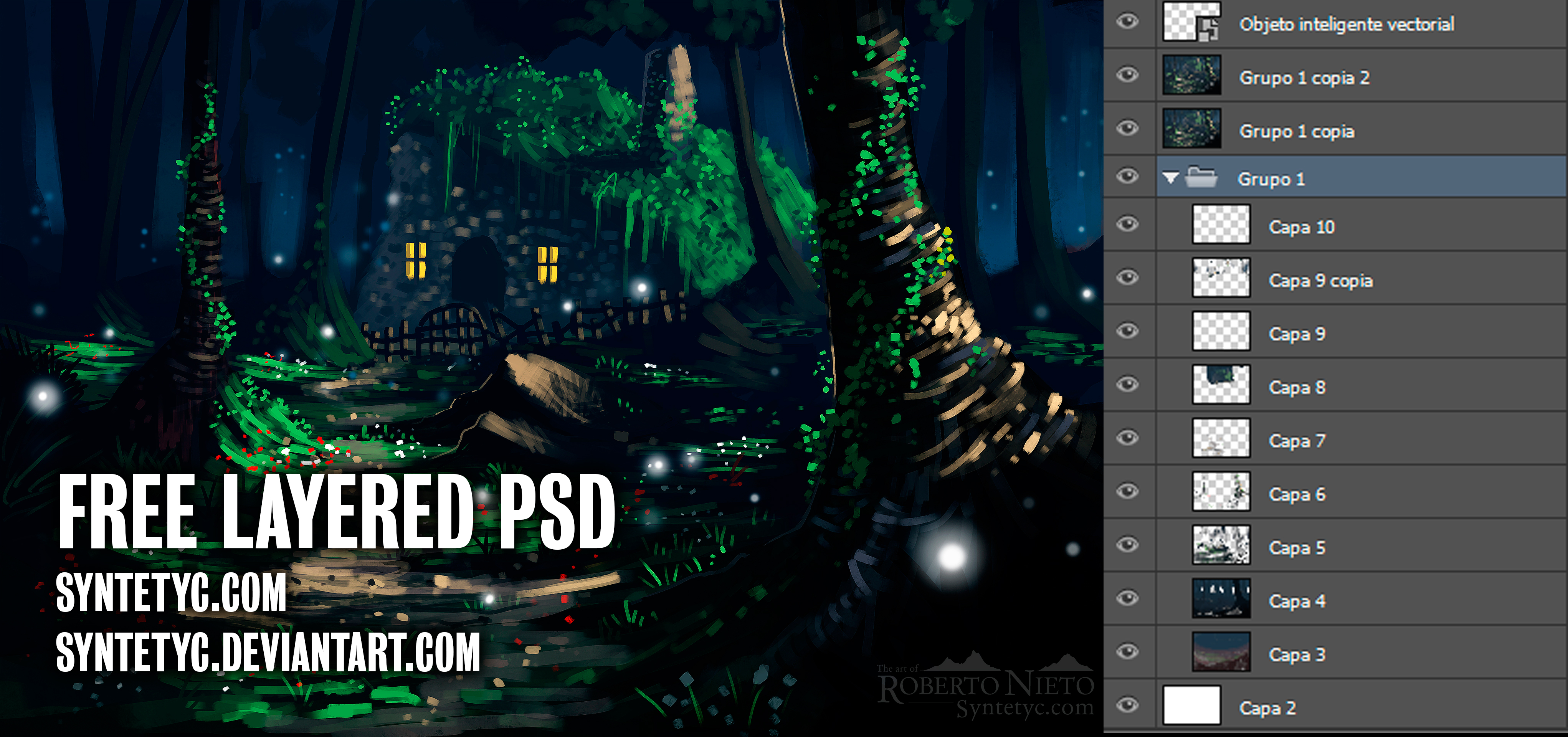 Mistery - FREE PSD LAYERED FILE